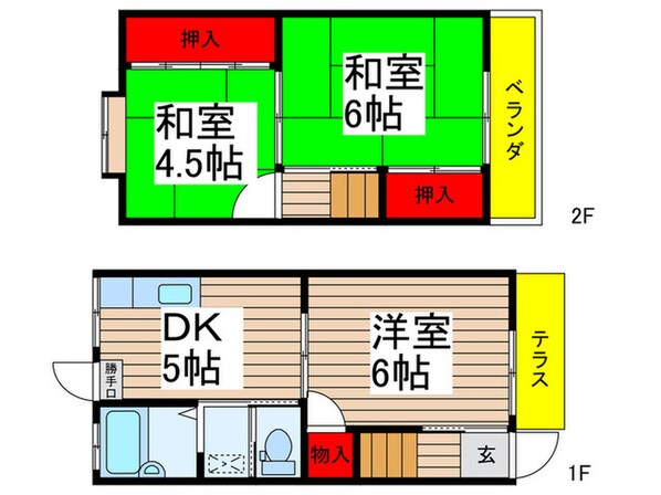 ハイムサンライズの物件間取画像